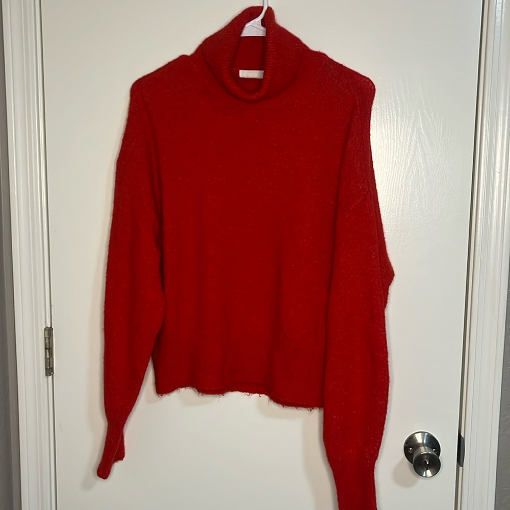 Red sweater